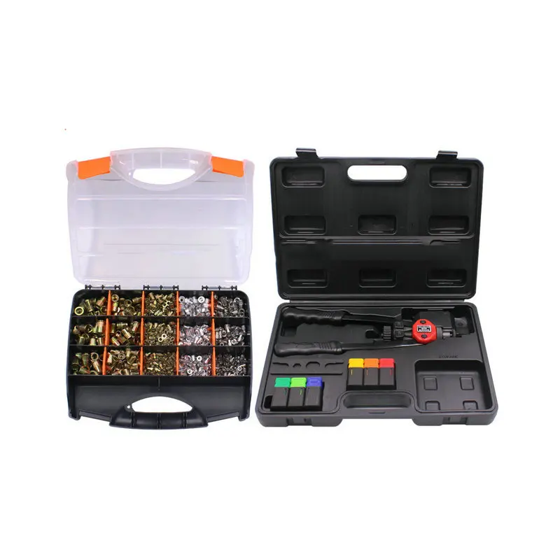 

900pcs Rivnuts M3-M10 Stainless Steel Aluminum Steel Rivnuts & Rivet Nut Gun Nutset Tool Kit