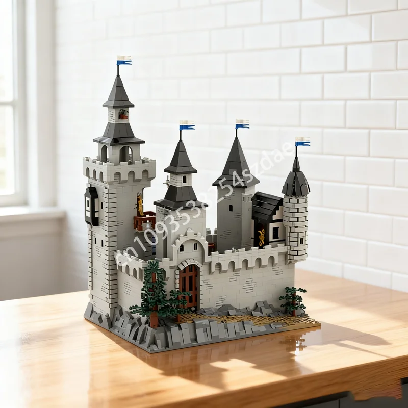 Фото 5524 шт. MOC Черный Сокол S Eyrie Замок Модель Строительство Рождественские Подарки Блоки Игрушка Сборка DIY Образовательный Кирпич Дети День Рождения №1