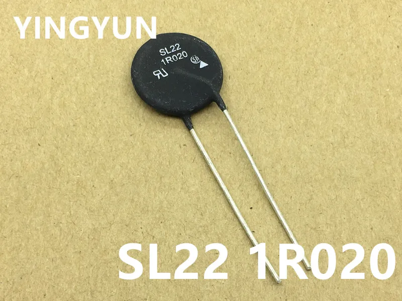

5PCS/ lot SL22 1R020 SL22-1R020 22mm 1ohms 20A Thermistor New original