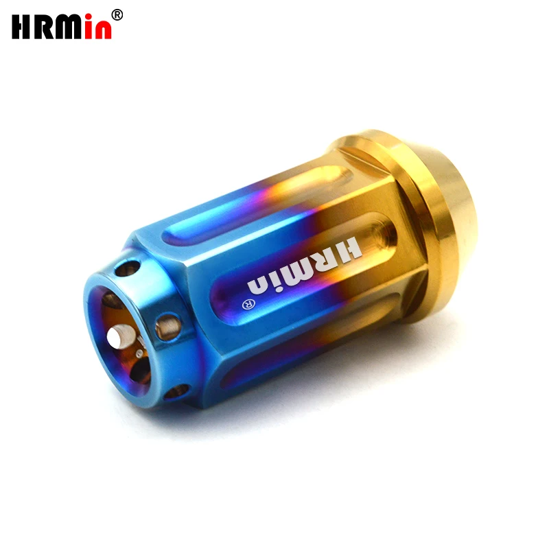 HRMin Gr5 титановые гайки Ti6Al4V гайка для колес винт обода M14x1 5x45 мм золотисто-синий Jeep