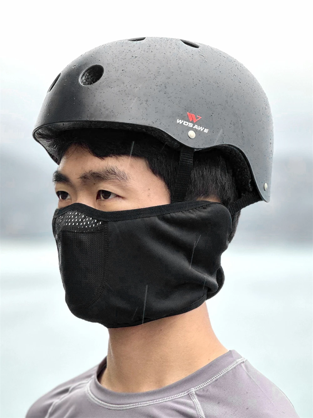 WOSAWE Winter Autumn Motorcycle Neck Gaiter Half Balaclava Style Face Mask Breathable Reusable Scarf Adjustable Thermal |