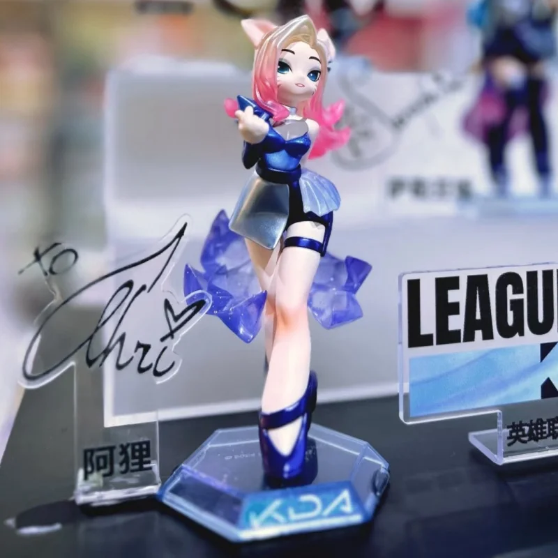 Genuino K/Da All Out League Of Legends Akali&ampAhri&ampEvelynn&ampSeraphin Serie Intersting Box Beaver Kasha Maniglia Regalo Подарки
