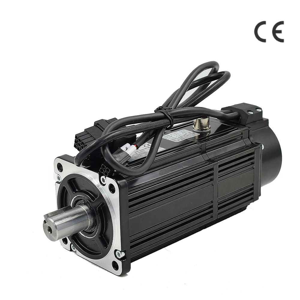 

Good price servo motor and driver kit for cnc milling machine 750W 2.4NM 3000RPM AC SERVO MOTOR