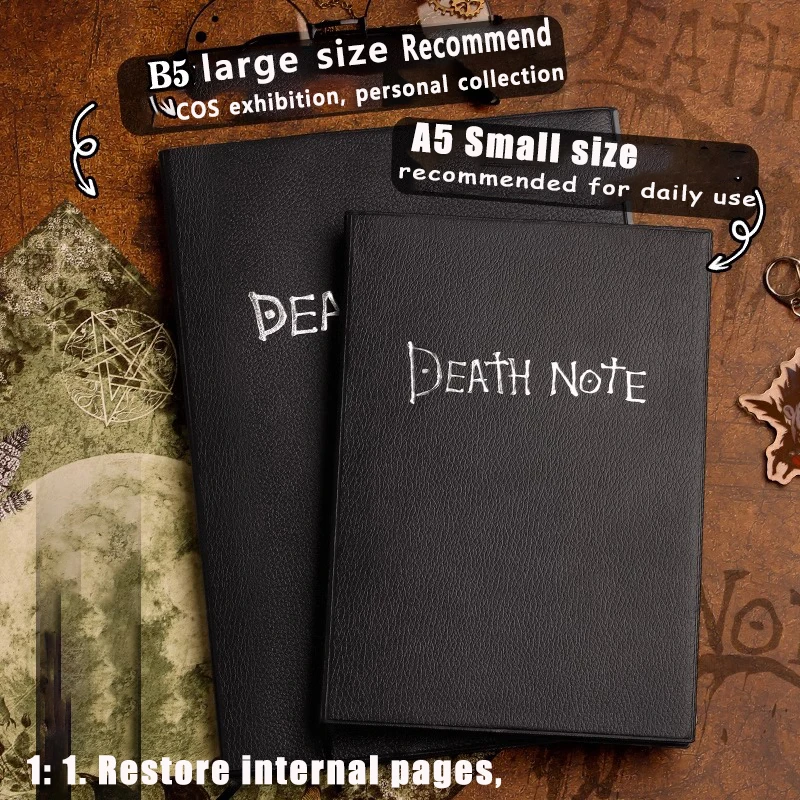Набор Блокнотов В Стиле Аниме С Перьями Журнал Кожаный Художественный Альбом Для
