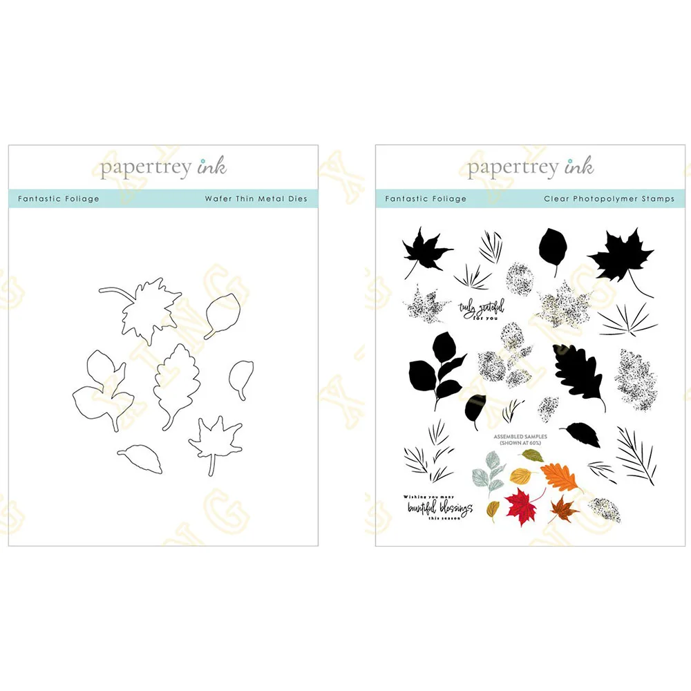 

Metal Cutting Dies Stamps for Diy Scrapbooking Paper Diary Decoration Manual Handmade for 2022 Embossing New Fantastic Foliage
