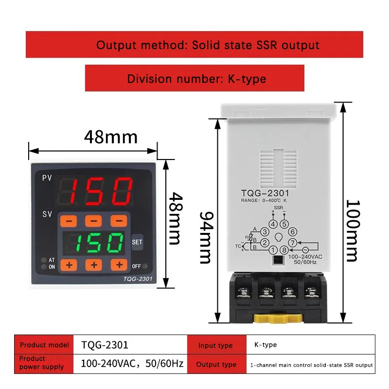 

Термостат TAIYEDQ TQG-2301 TQD-2301