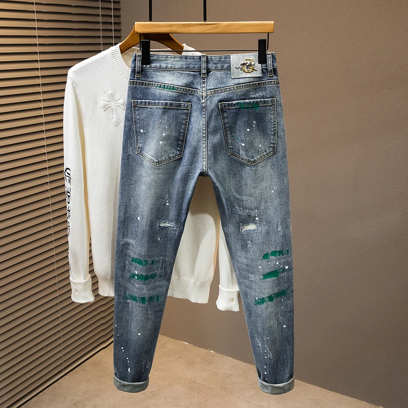 Модные уличные персонализированные красочные дизайнерские штаны в стиле хип-хоп