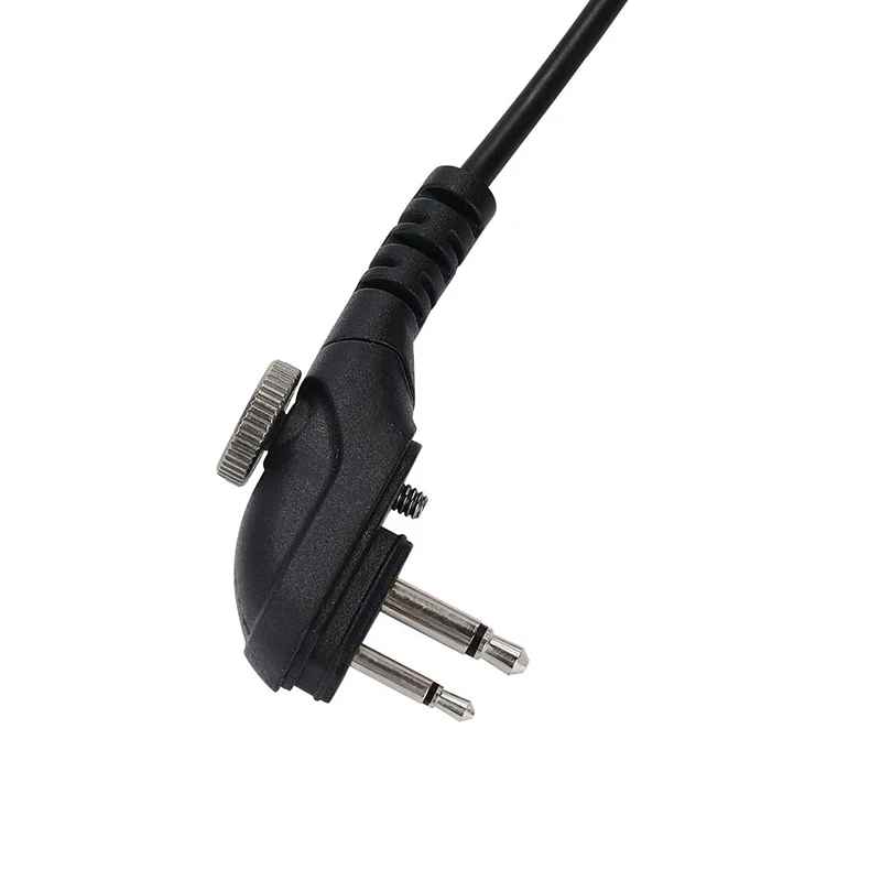 Ear Hook Two Way Radio Walkie Talkie Accessories Earpiece Headset with Mic Compatible with Hytera PD550 PD562 TD500 TD562 Black