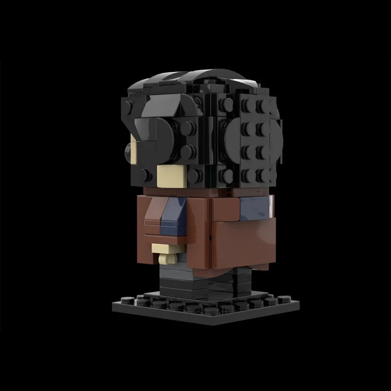 Фото 170 шт. MOC BrickHeadz Модель Кассиана Андора, строительные блоки, рождественский подарок, игрушки, коллекция к креативному творчеству, DIY, художественное творчество №1
