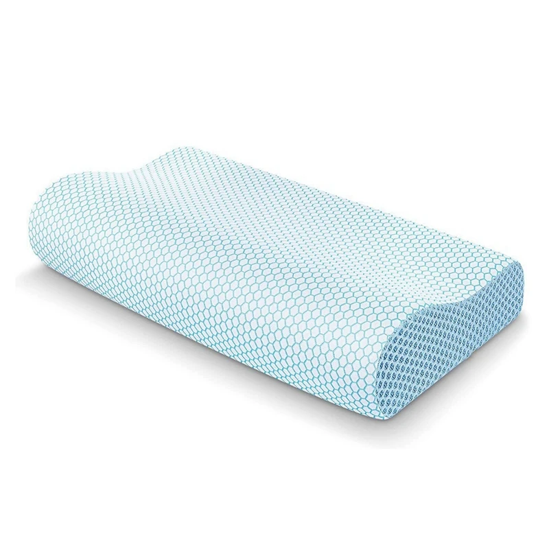 

Cervical Memory Foam Pillows For Neck Pain, Neck Pillows For Pain Relief Sleeping, Side Sleeper Contour Orthopedic