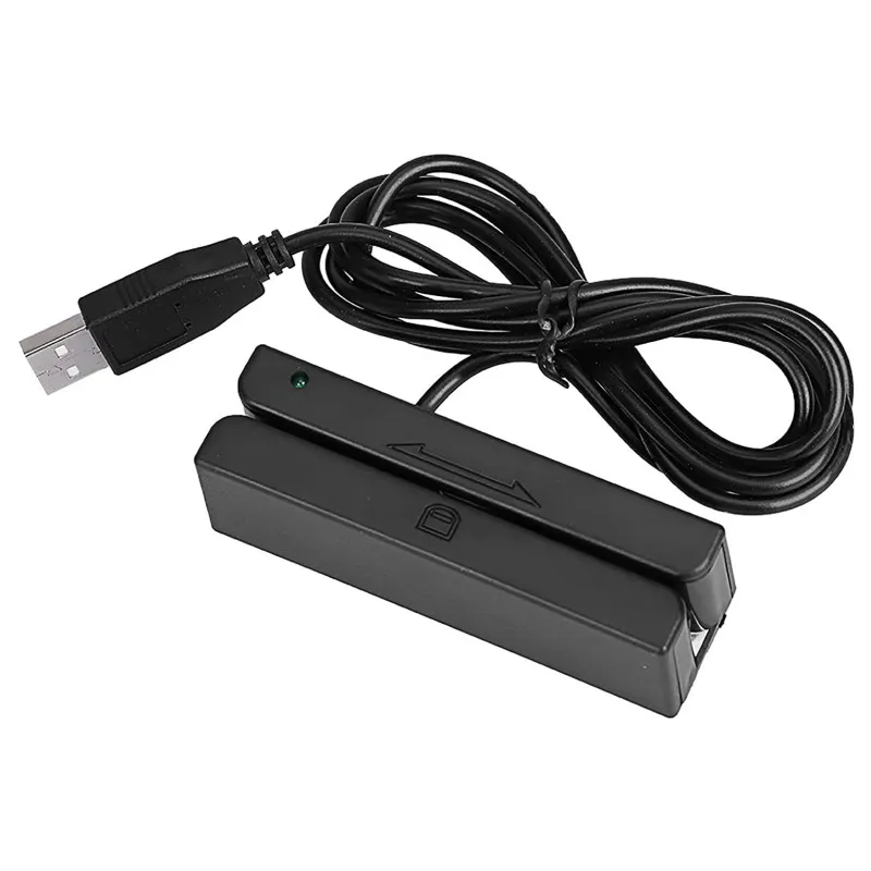 

MSR90 USB Magnetic Card Reader Mini 3 Tracks Hi-co&Lo-co Swipe Mag Free Drive Plug And Play Magnetic Stripe Card Reader