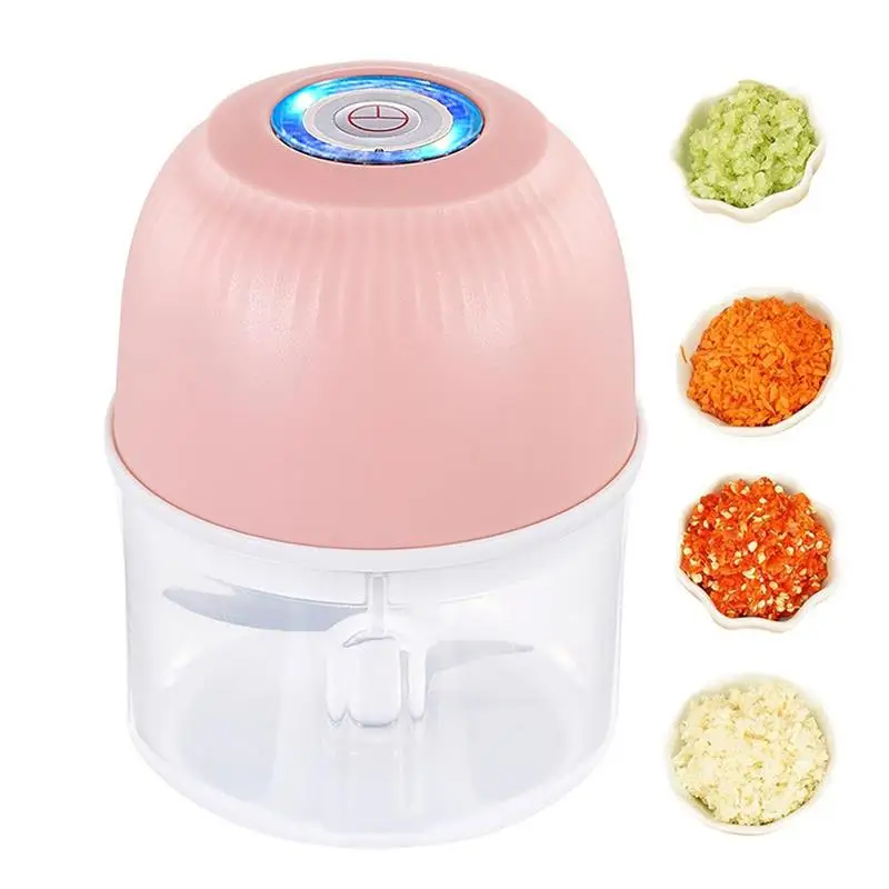 

Electric Garlic Chopper Mini Rechargeable Portable Food Processor Meat Grinder Masher Machine Powerful Garlic Masher