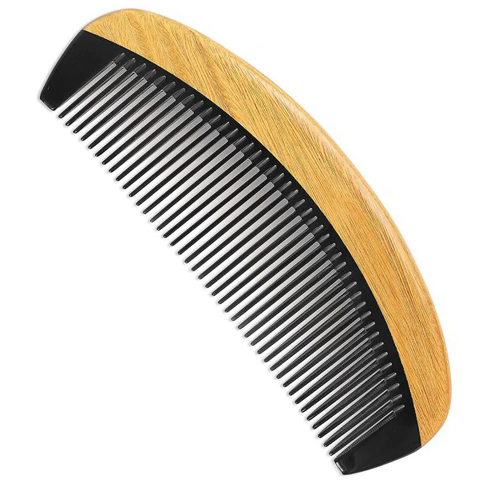 

Men Women Grooming Hairdressing Detangling Styling Tool Handmade Natural Sandalwood Fine Tooth Hair Comb Anti Static Retro