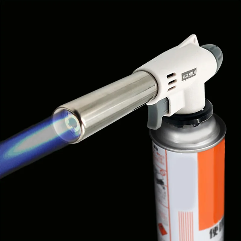 2023 Outdoor Barbecue Kitchen Baking Igniter Cartridge Air Spray Torch Flame Gun Ceramic Core Spray Gun Small Welding Gun