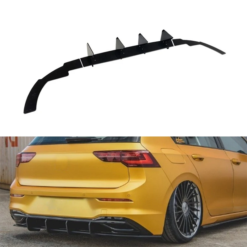 

Подходит для Volkswagen Golf 8 Pro Golf MK8 2021 + Задняя губа задняя лезвие спойлер модифицированный автомобильный внешний аксессуар