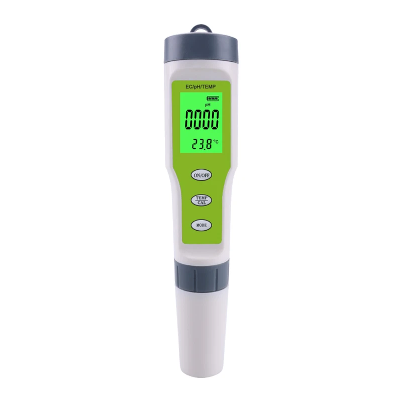 

3 in 1 Ph/ec/temp test meter ph meter ec water quality test pen with backlight