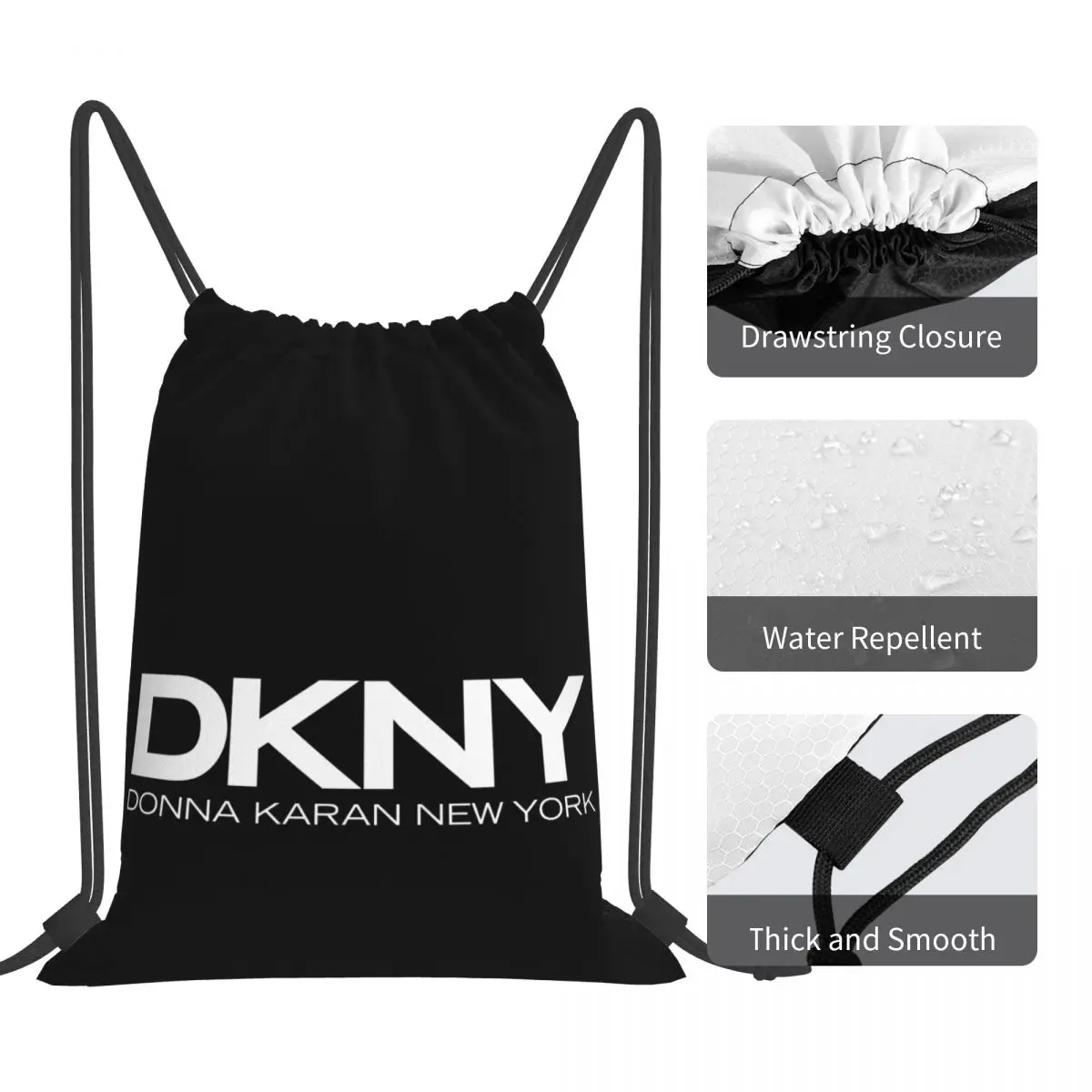 DKNYS NewYork Skyline Сумка на шнурке для хранения Портативные сумки Бакалея покупок Сумки