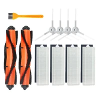 1set main brush side brush hepa filter mop cloth spare parts for xiaomi mijia g1 mjstg1 mi robot vacuum mop essential
