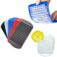 food grade 160 cavity silicone bar ice cube tray mini ice cubes small square mold ice maker kitchen