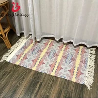 india style cotton tassel soft door mat carpets for living room bedroom kid room rugs table floor door mat simple hot area rug