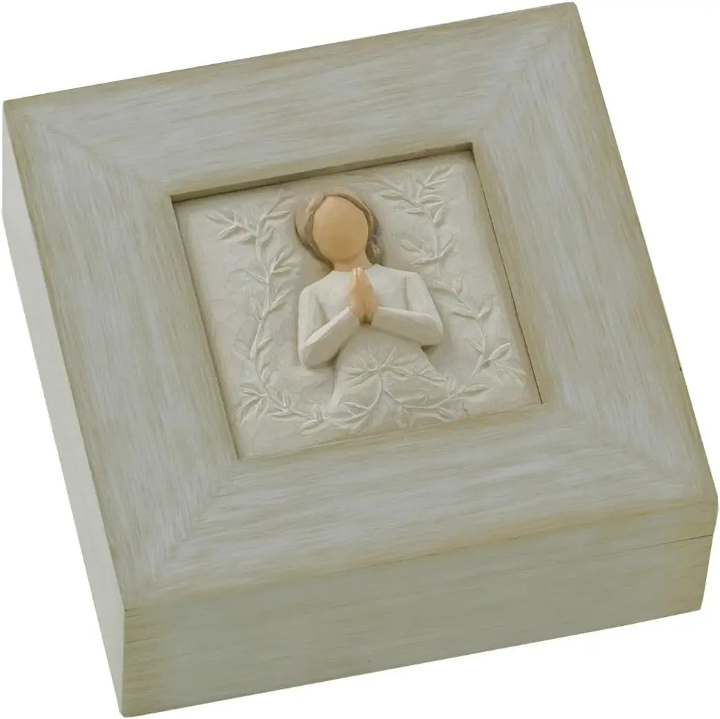 

Tree a tree, a prayer, sculpted hand-painted memory box