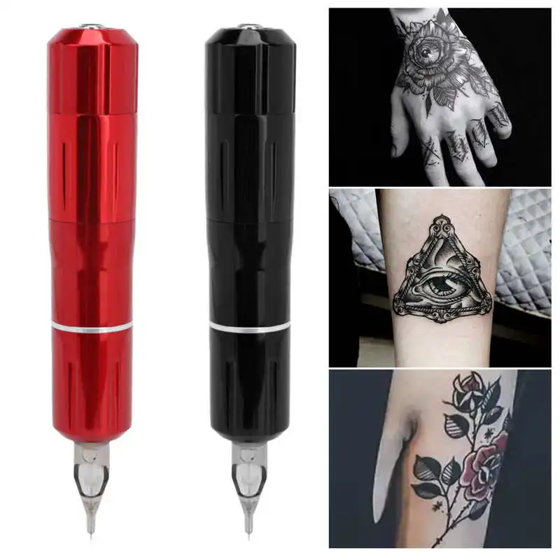 

1PCS Tattoo Pen Aluminium Alloy Interface Shader Liner Tattoo Motor Machine with Clip Cord Permanent Makeup Tool