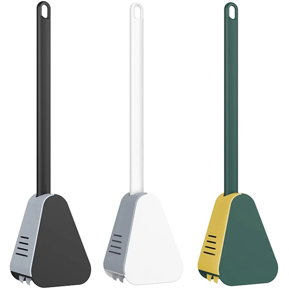 

Long Handled Toilet Brush, Golf Silicone Toilet Brush,Bathroom Toilet Brushes & Holder Set (3 Colours)