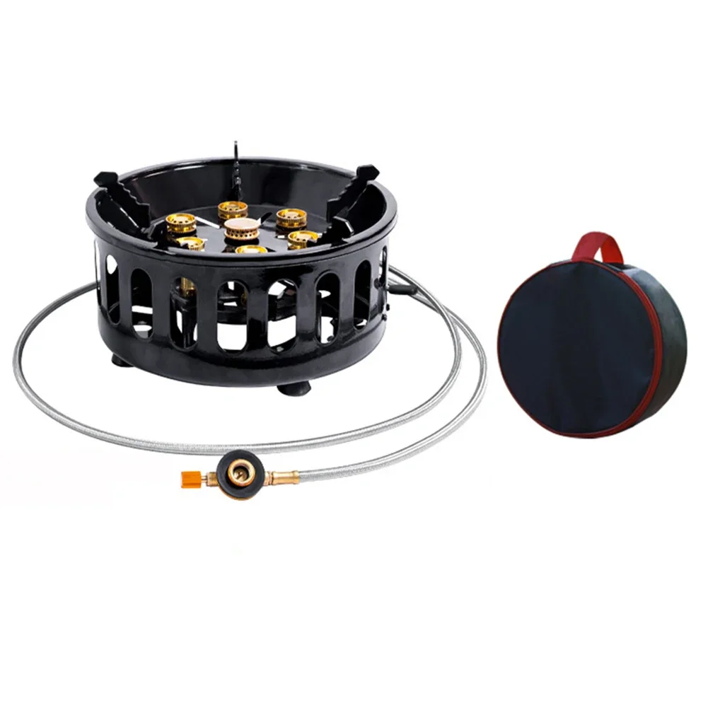 1 шт. газовая плита с электронным зажиганием 19800 Вт 7-ядерная складная уличная