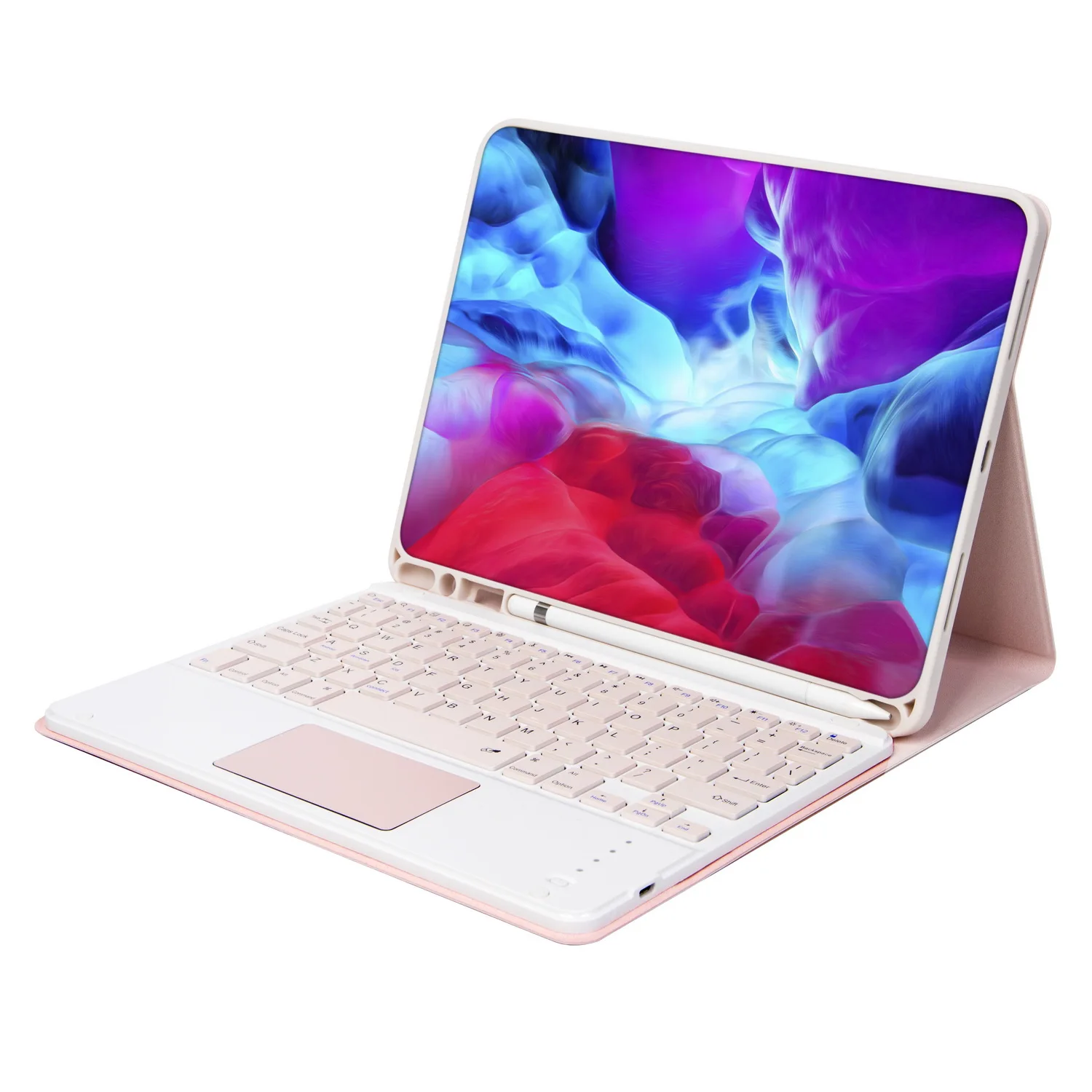 Для iPad Air 4 5 10 9 2022 2 9th Беспроводная Bluetooth клавиатура с сенсорной мышью чехол для 2017