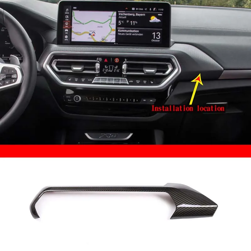 

Car Styling Carbon Fiber For BMW X3 G01 2022 Interior Stickers Central Control Air Outlet Frame Trim Covers Accessoires