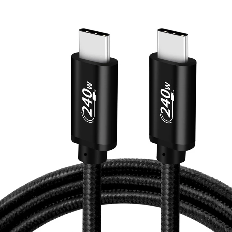 

Кабель USB Type-C 240 Вт, 480 Мбит/с, PD3.0, 48 В, 5 А