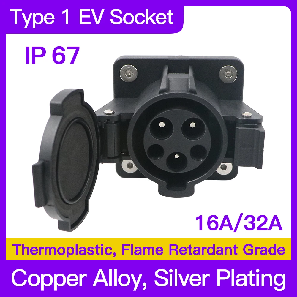 

EV Charger Type 1 Socket Testing Use Connector Chargers Use Electric Car