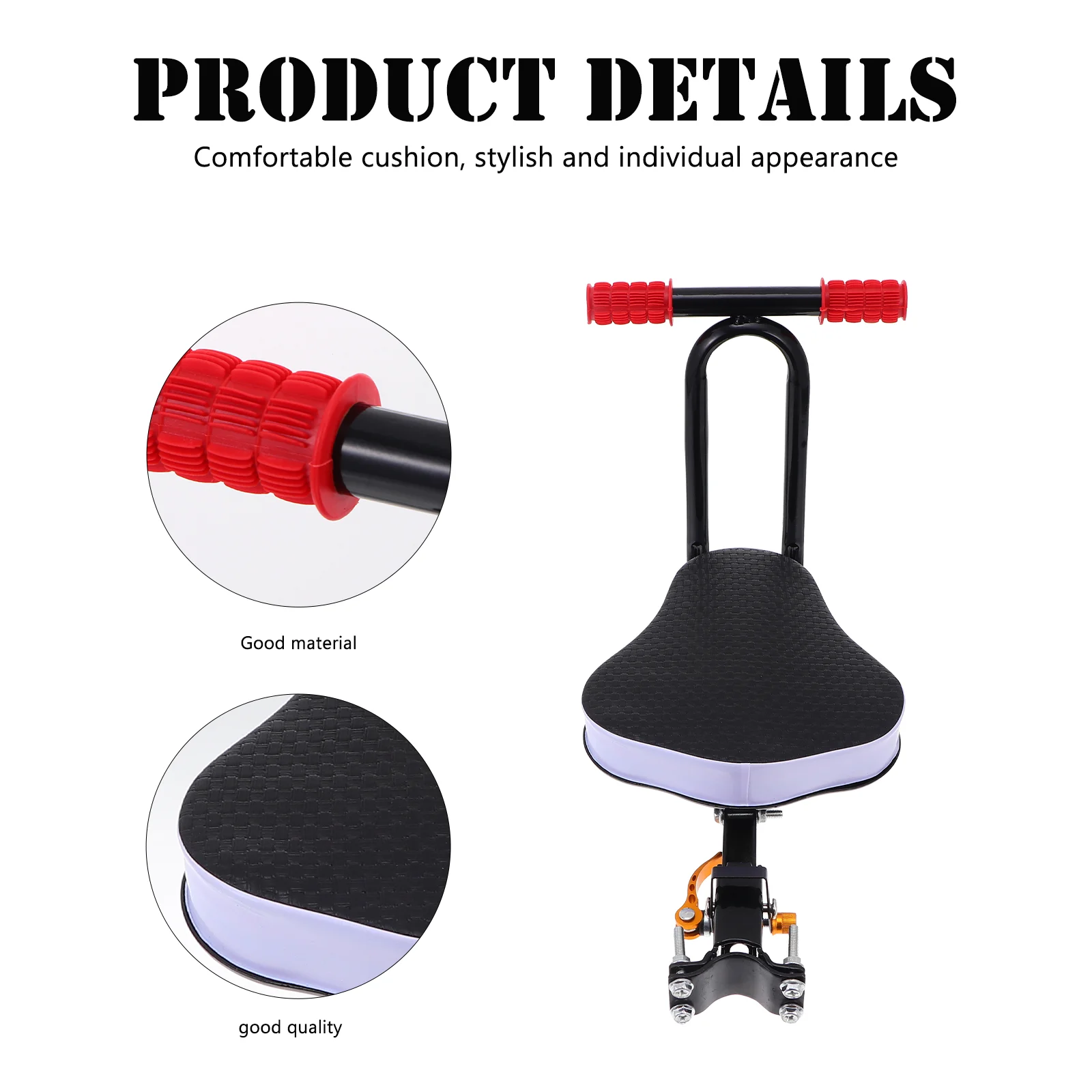 Детское сиденье седло для электрического велосипеда со спинкой детская подушка