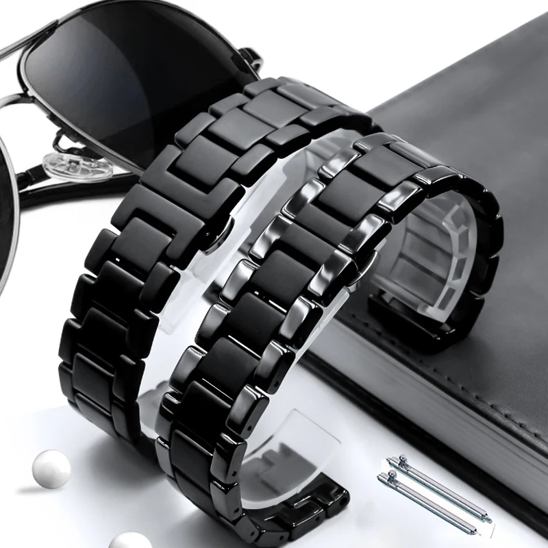 

Ремешок быстросъемный для часов, керамический сменный Браслет для Samsung Galaxy Watch 4 Classic 46 мм, 16 мм 18 мм 20 мм 22 мм