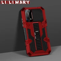 lilimary shockproof phone case for huawei p40lite e p40pro p40 p30lite bracket protective cover for huawei p smart 2021