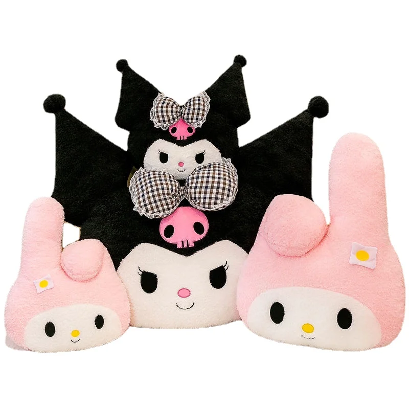

Cartoon Anime Kawaii My Melody Decoration Pillow Plush Toy Cute Room Decoration Queen Bed Head Pillow Sofa Cushion Gift Wish
