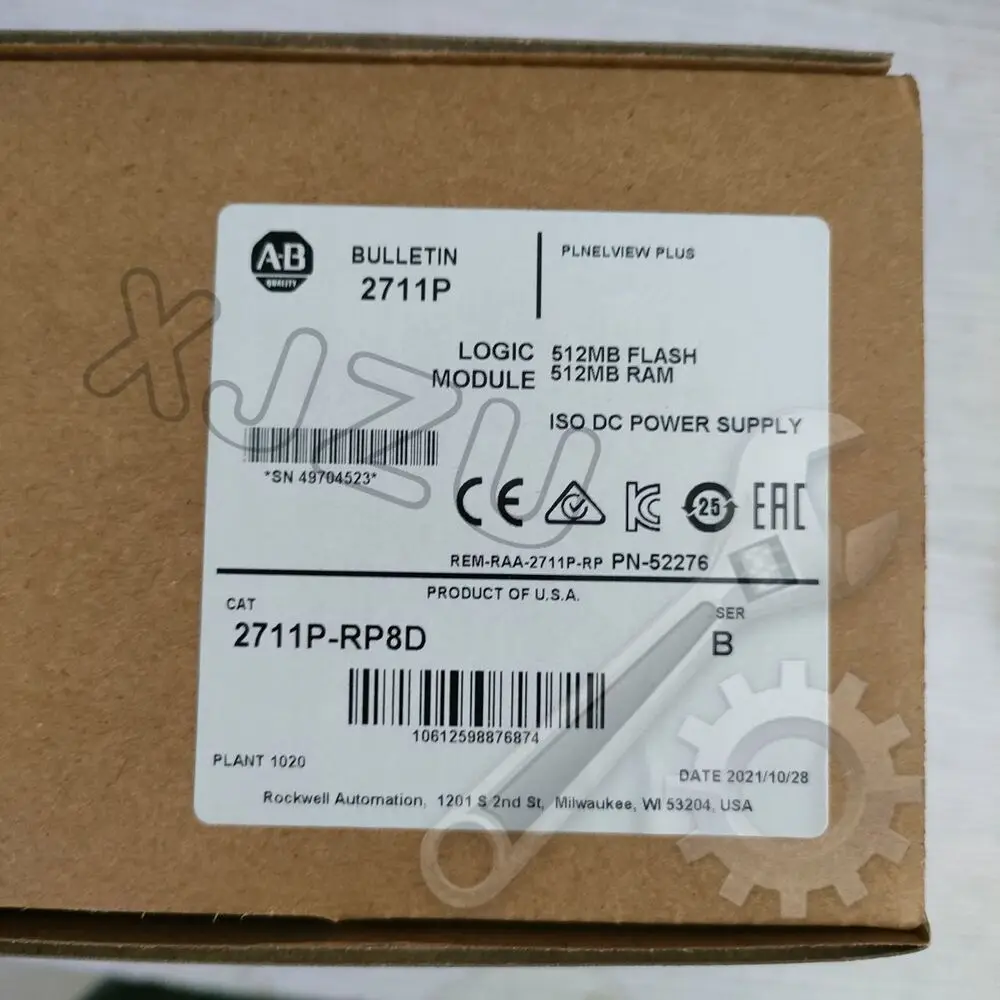 

AB 2711P-RP8D Series A PanelView Plus Logic Module 2711P-RP8D New 1pcs