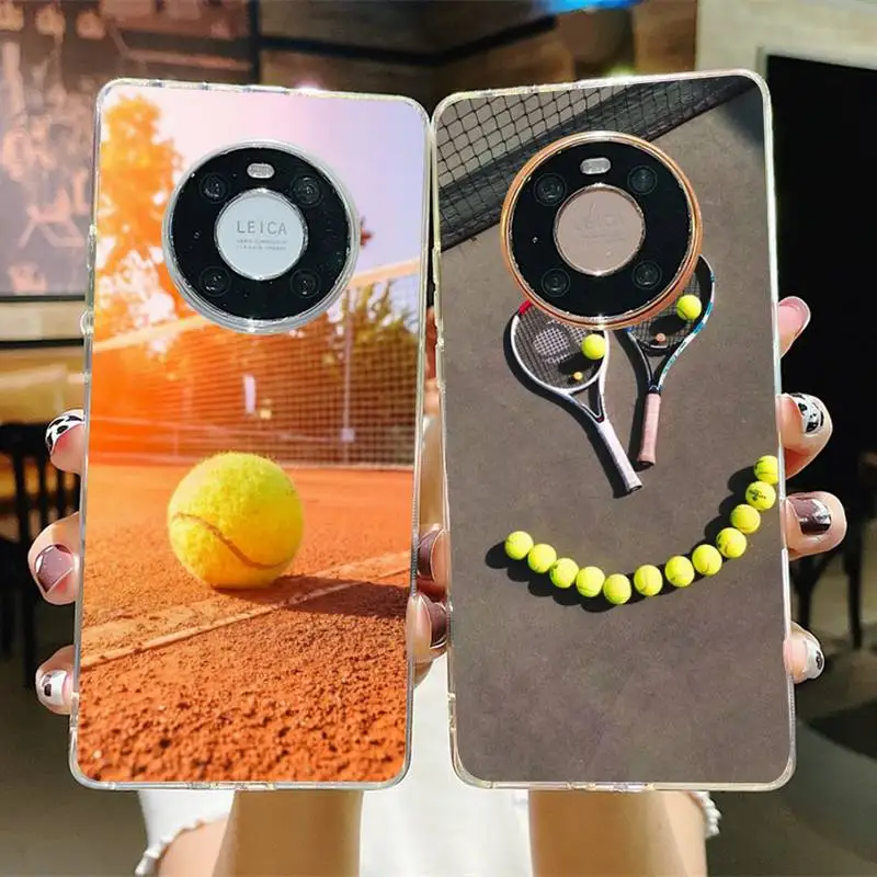 

RuiCaiCa Tennis Phone Case for Samsung S21 A10 for Redmi Note 7 9 for Huawei P30Pro Honor 8X 10i cover