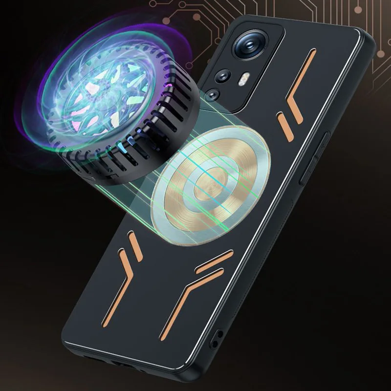 Чехол для Redmi K50 Ultra 5G K50Ultra медная алюминиевая задняя крышка с рассеиванием тепла