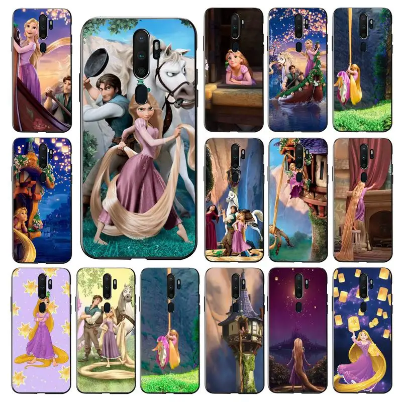 

Disney tangled Phone Case for Vivo Y91C Y11 17 19 17 67 81 Oppo A9 2020 Realme c3