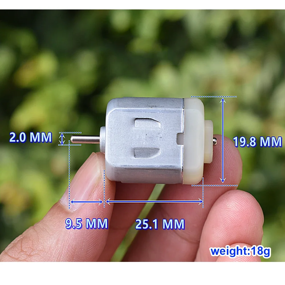 Миниатюрный электродвигатель 130 постоянный ток 3 В 5 6 в 18000 об/мин