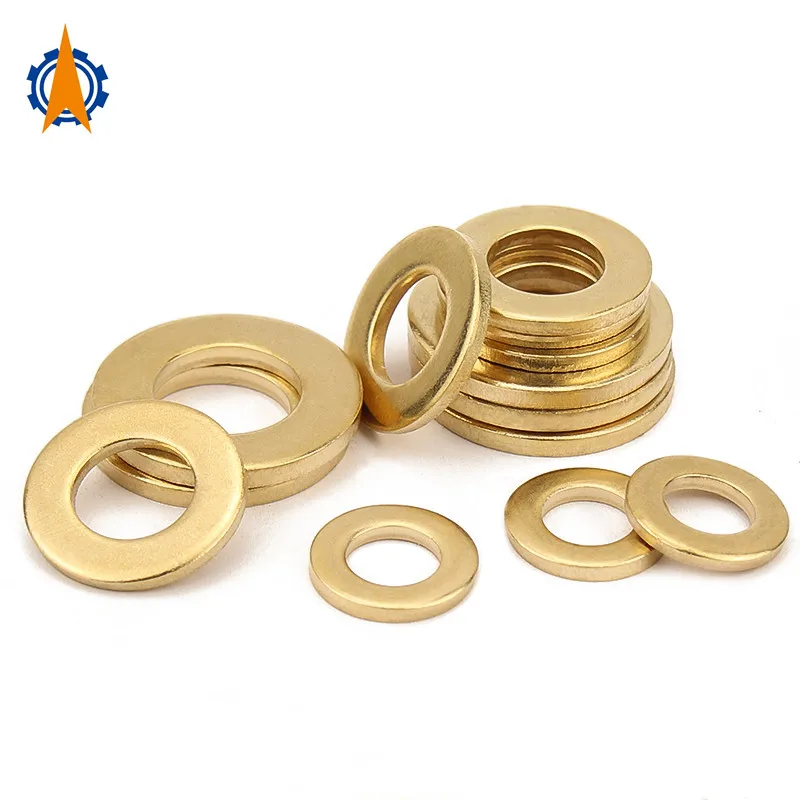 

Brass Flat Washer M2M2.5 M3 M4 M5 M6 M8 M10 M12 M14 M16 M18 M20 Solid Brass Gasket Shim Copper Metal Meson Pad Metal Collar
