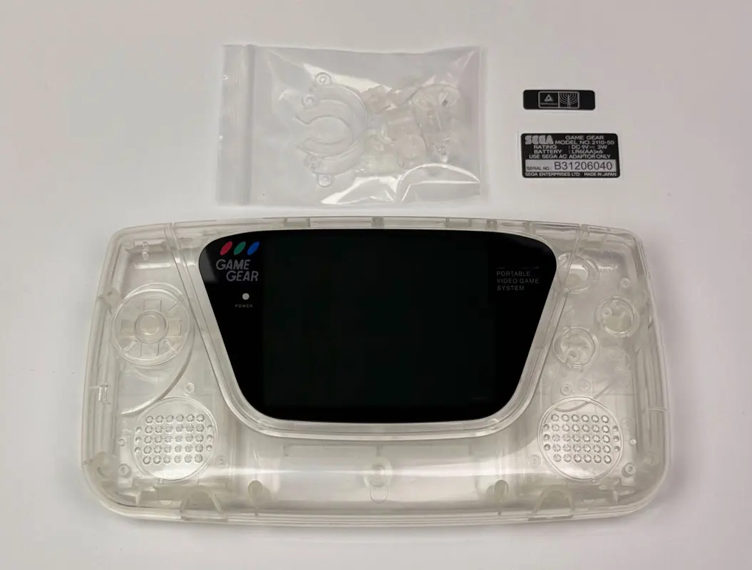 Фото Специализированный корпус для игровой консоли SEGA Game Gear GG, оригинальный экран и комплекты ламинированных IPS LCD-экранов V4.2 с высокой яркостью. №1