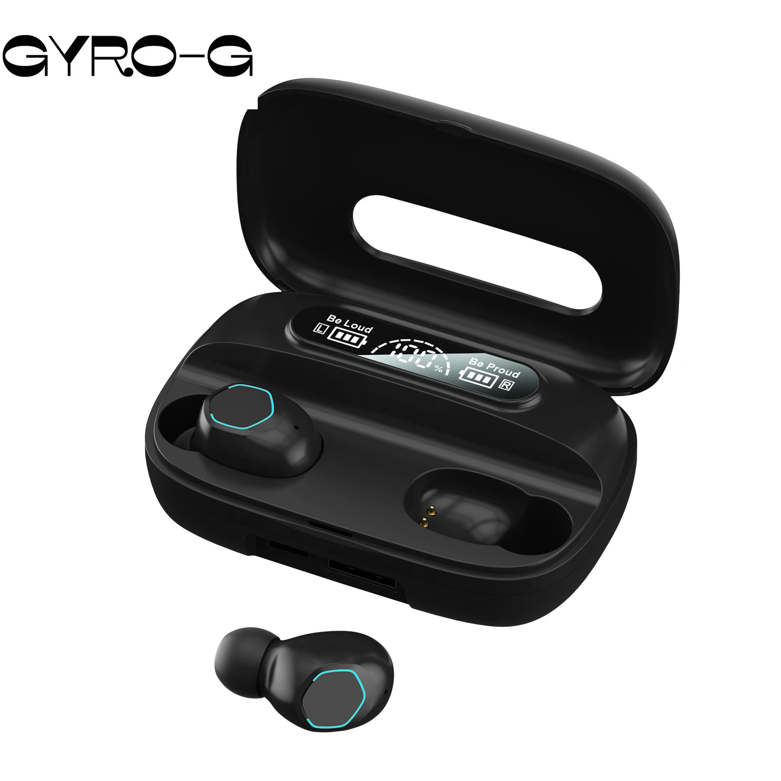 

TWS M9 TWS Earphones Charging Box Wireless Headphone Stereo Sports Waterproof Earbuds Headsets Mirror Screen HD LED Display