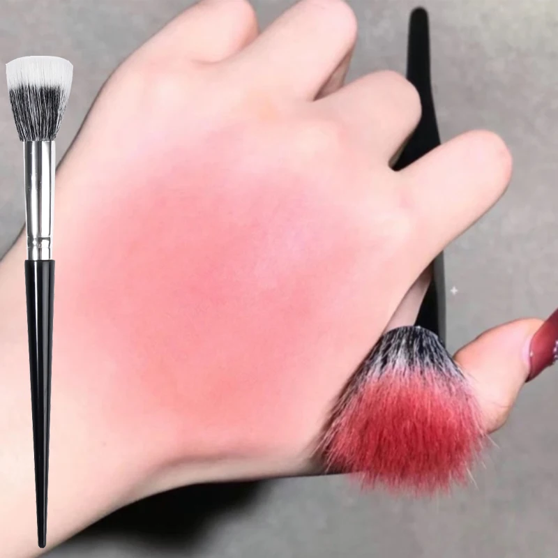 

Sdotter Professional Small Large Stippling Brush Blush Makeup Soft Fluffy Natural Blush Contour Brush Sculpting Multipurpose Mak
