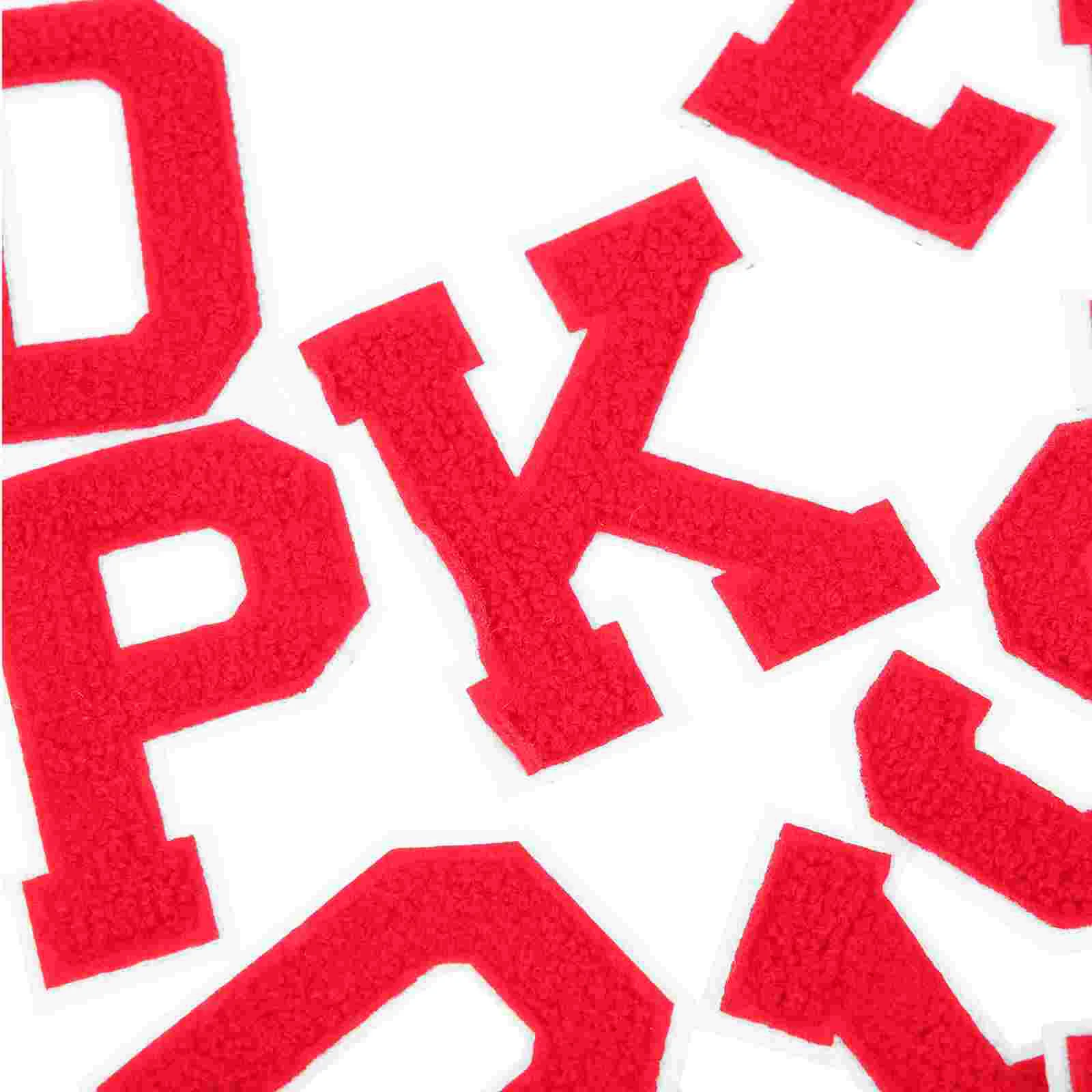

Patch Letterclothing Alphabet Sew Embroidery Repair Embroidered Decorative A Kids Applique Z Clothes Appliques Chenille