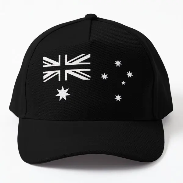 

Australian Flag Black And White Baseball Cap Hat Printed Snapback Fish Sun Spring Women Sport Czapka Black Boys Casquette