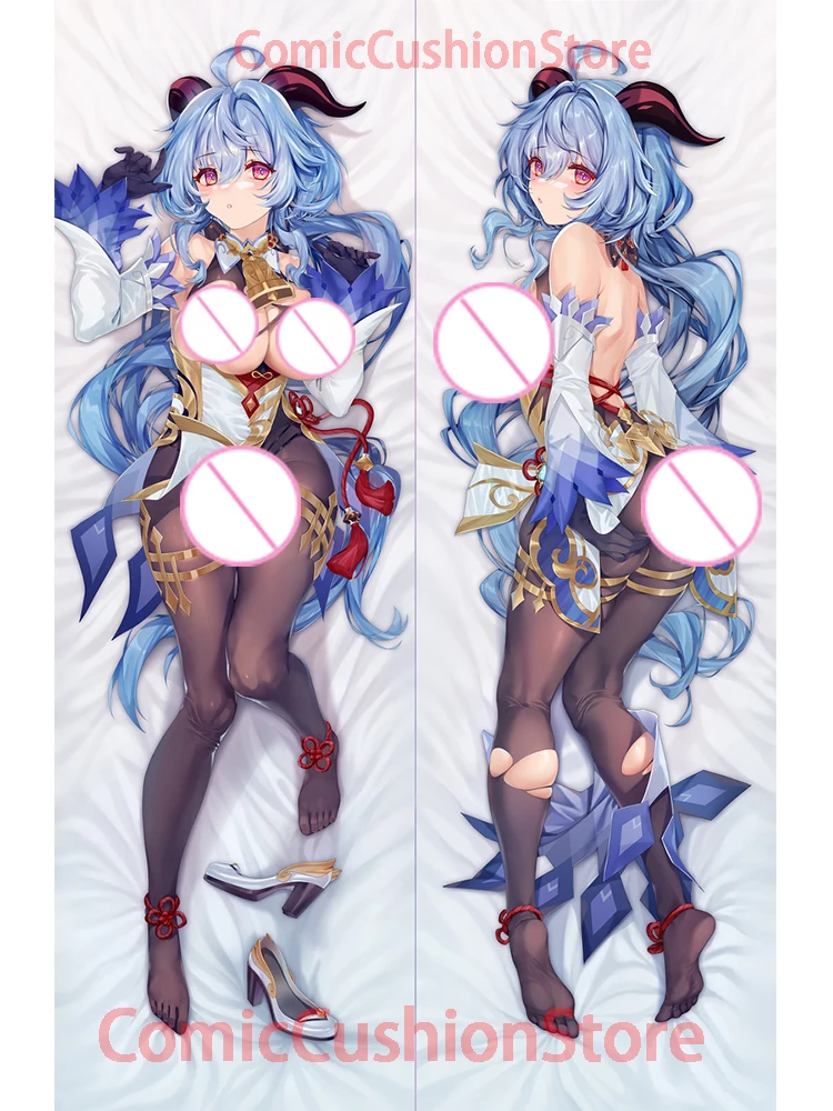 

Dakimakura anime Дакимакура аниме Ganyu Genshin ударопрочная двухсторонняя подушка для тела в натуральную величину наволочка для взрослых