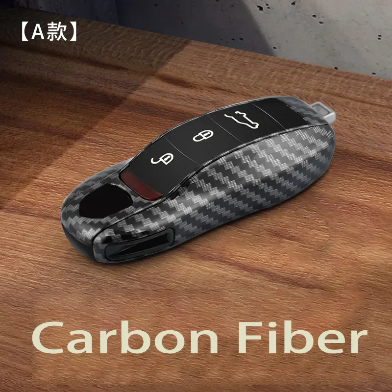 Сплошной цвет ABS для Porsche Panamera Macan 718 Taycan 911 Cayman Boxster 9ya 971, чехол с дистанционным управлением, аксессуары для брелока