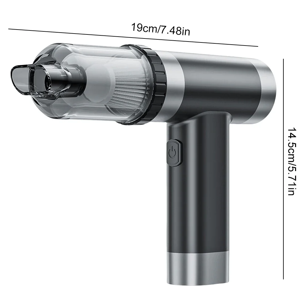 Беспроводной ручной очиститель 2 в 1 12000 па Мощное всасывание